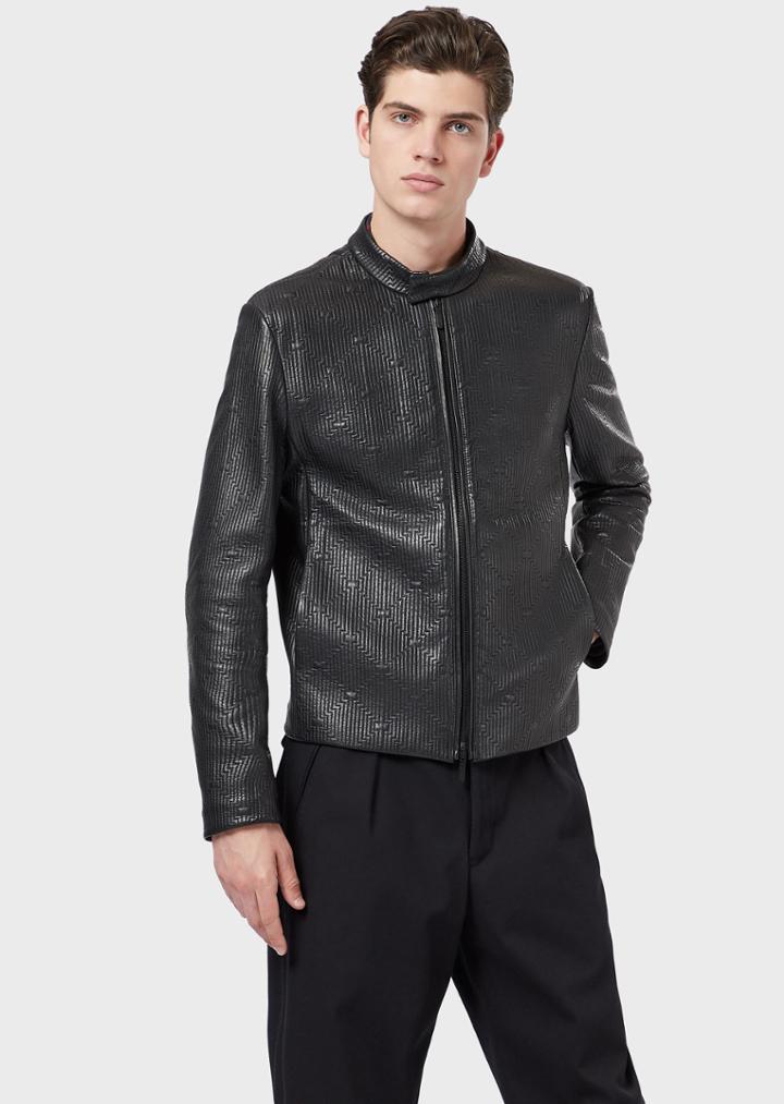 Emporio Armani Leather Jackets - Item 59141947