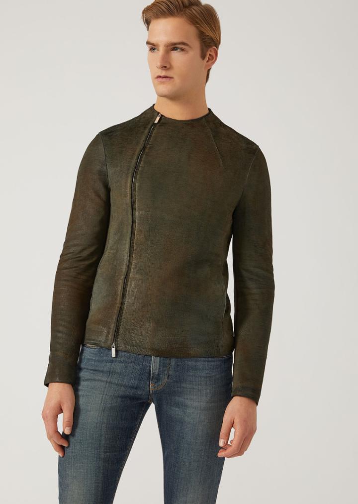Emporio Armani Leather Jackets - Item 59141681