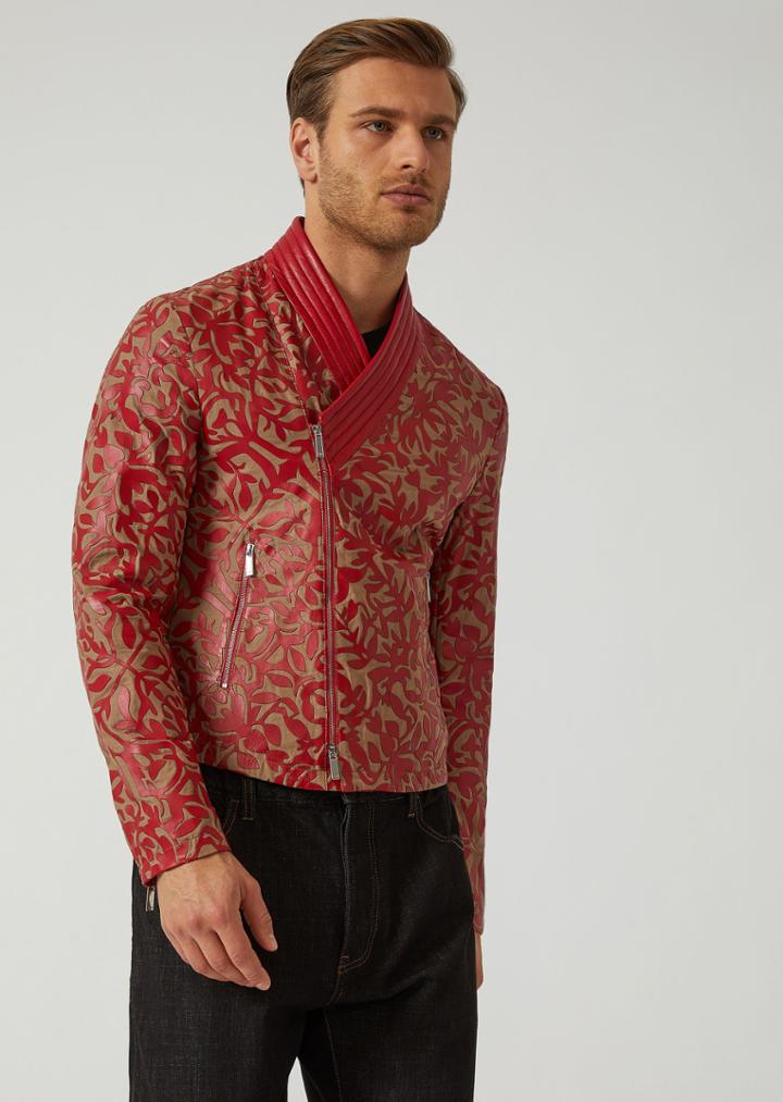 Emporio Armani Leather Jackets - Item 41793039