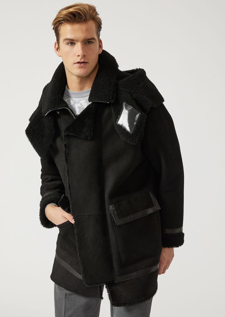 Emporio Armani Leather Outerwear - Item 35362167