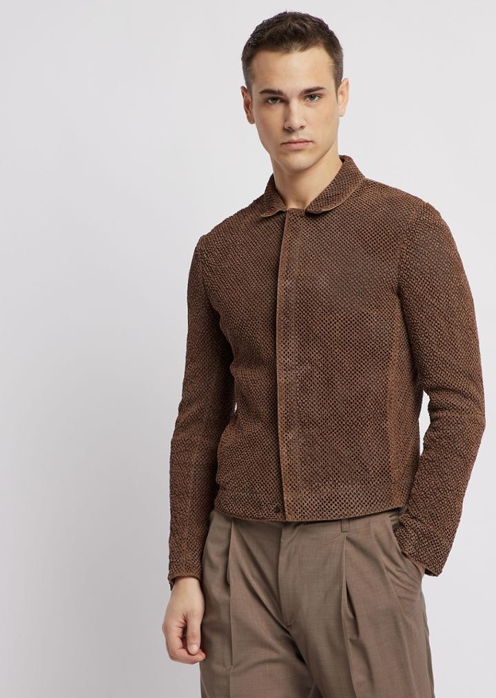 Emporio Armani Leather Jackets - Item 59141878