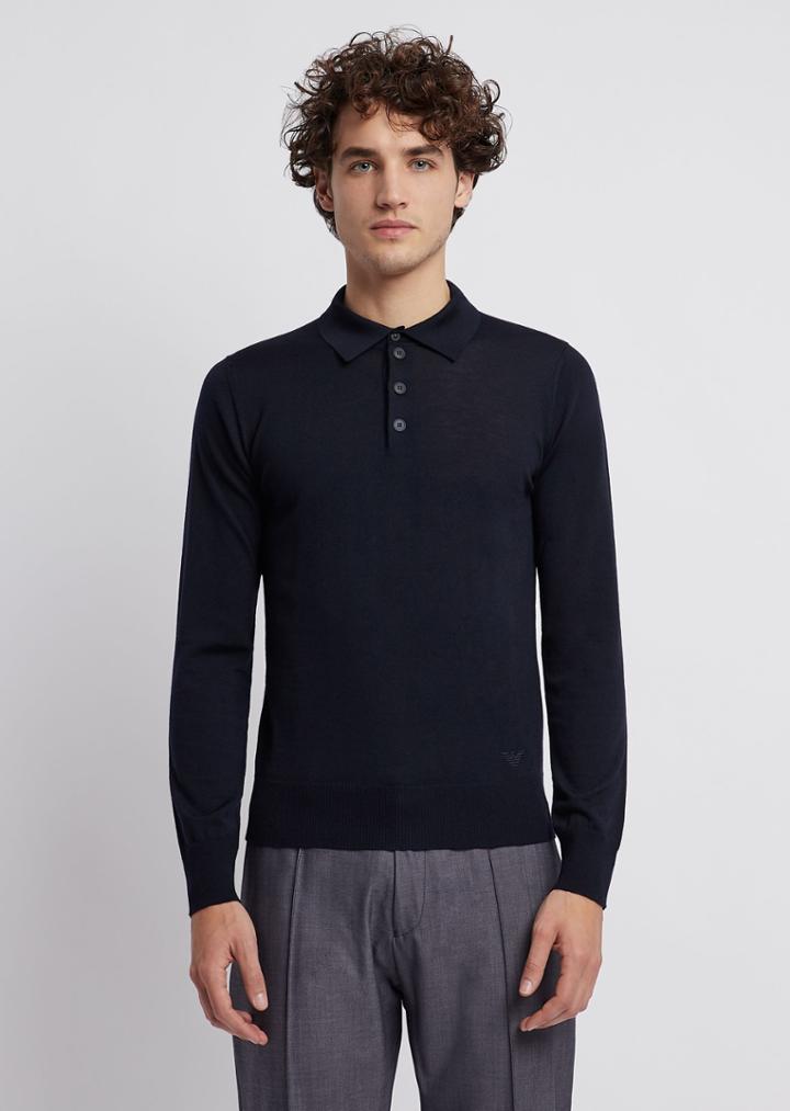 Emporio Armani Knitted Polo Shirts - Item 39939474