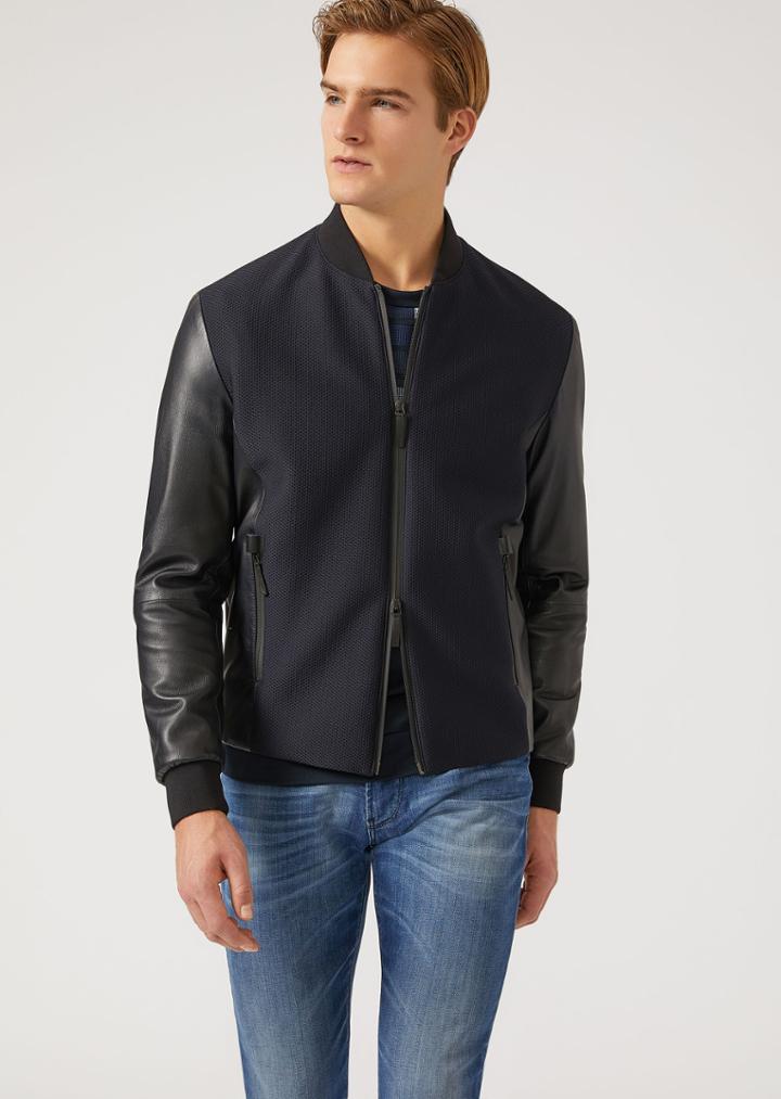 Emporio Armani Leather Jackets - Item 59141704