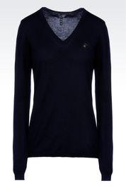 Armani Jeans V Neck Sweaters - Item 39455156