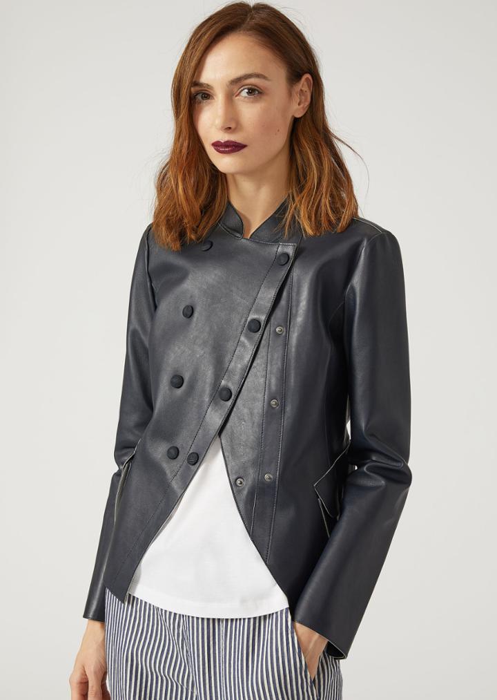 Emporio Armani Leather Jackets - Item 59141734