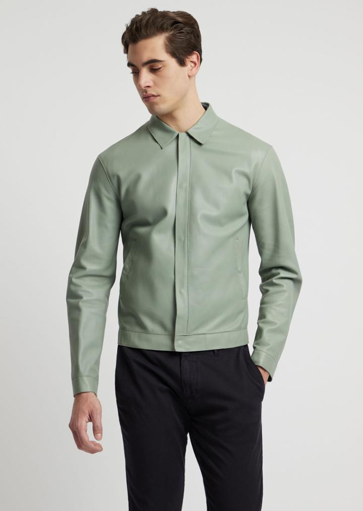 Emporio Armani Leather Outerwear - Item 59141908