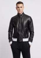 Emporio Armani Leather Jackets - Item 59141852