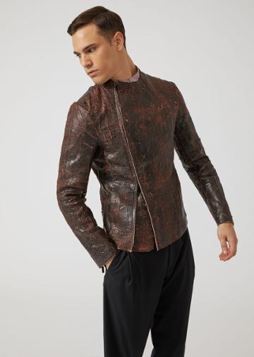 Emporio Armani Leather Jackets - Item 59141825