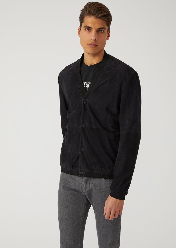 Emporio Armani Leather Jackets - Item 59141735