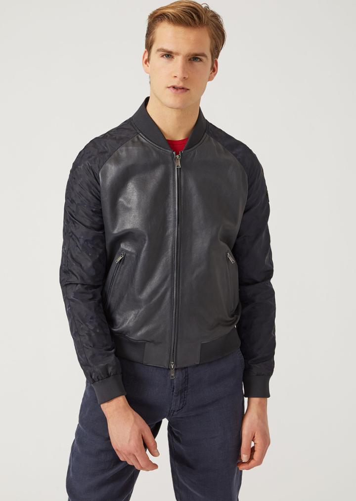 Emporio Armani Leather Jackets - Item 59141710