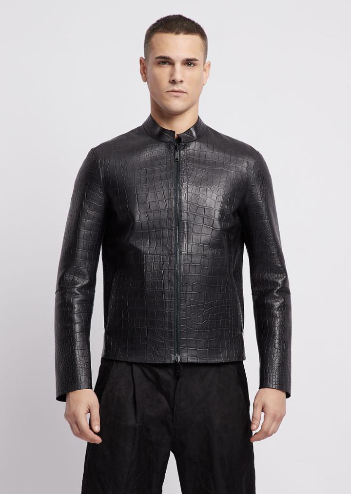 Emporio Armani Leather Jackets - Item 59141902