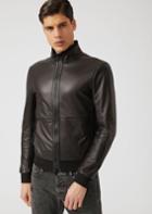 Emporio Armani Leather Jackets - Item 59141779