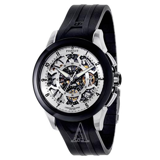 Perrelet Men's Skeleton Chronograph Watch