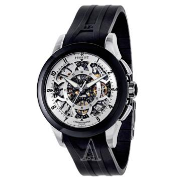 Perrelet Men's Skeleton Chronograph Watch