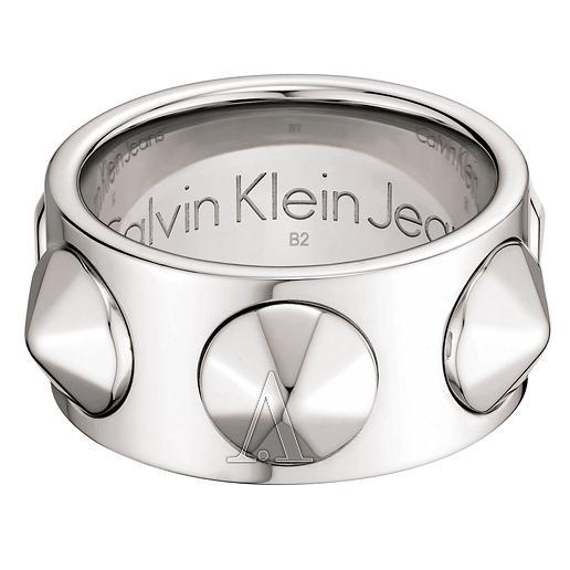Calvin Klein Jeans Jewelry Women's Studs Leather Ring