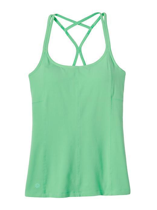 Athleta Womens Inner Goddess Tank Size L Tall - Lily Pad