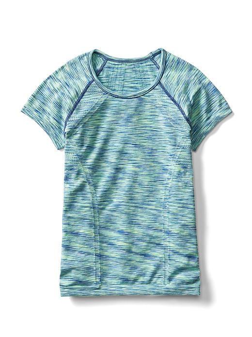 Athleta Spacedye Tracker Tee Size M/8-10 - Clear Skies Spacedye