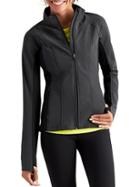 Athleta Womens Reflective Running Start Jacket Size 1x Plus - Black