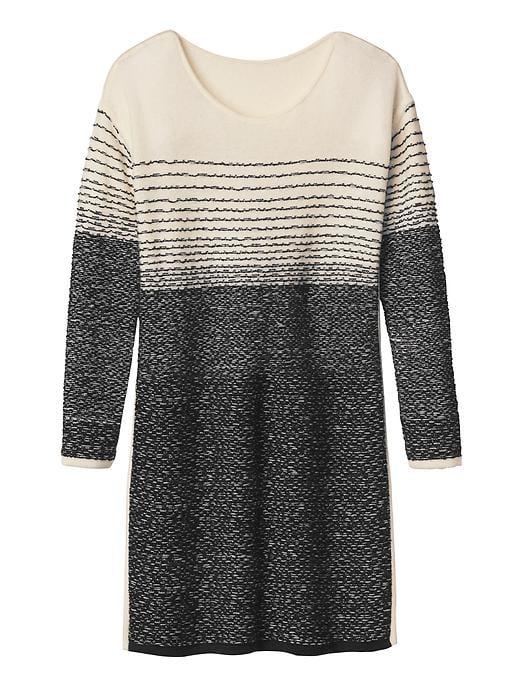 Athleta Womens Fireside Sweater Dress Ivory/black Size Xl