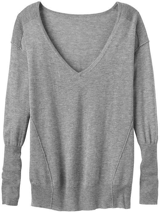 Athleta Cashmere Crave Sweater - Grey Heather