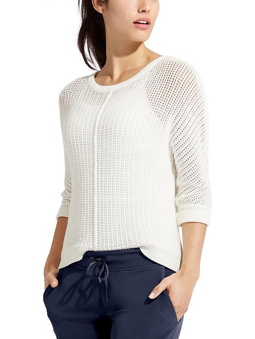 Athleta Womens Amity Pullover Size L - Bright White