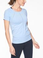 Athleta Womens Foothill Tee Pure Blue Size M
