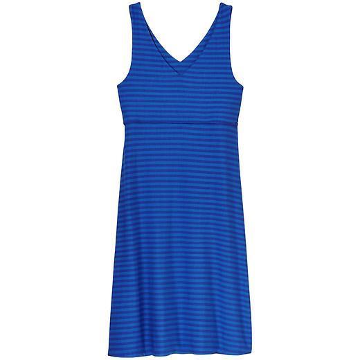 Athleta Stripe Santorini 2 Dress - Cerulean Blue/ Amalfi Blue