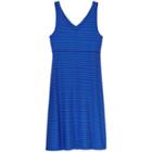 Athleta Stripe Santorini 2 Dress - Cerulean Blue/ Amalfi Blue