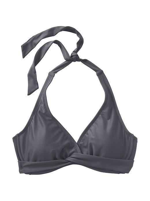 Athleta Womens Tara Halter Bikini Size 40b/c - Asphalt