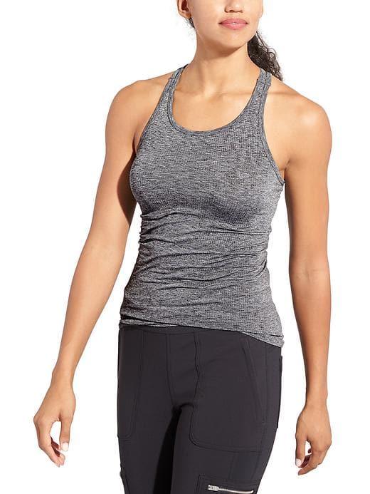 Athleta Womens Shine Renew Racerback Tank Size L - Gunmetal