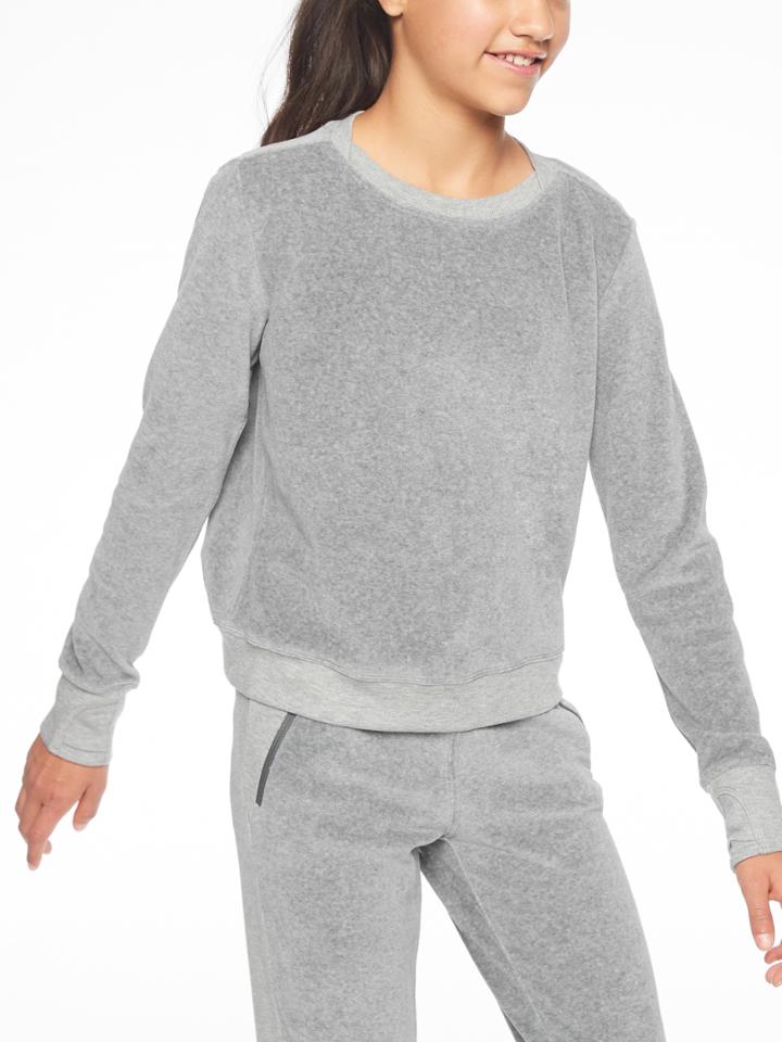 Athleta Girl Pretty Pleats Sweatshirt