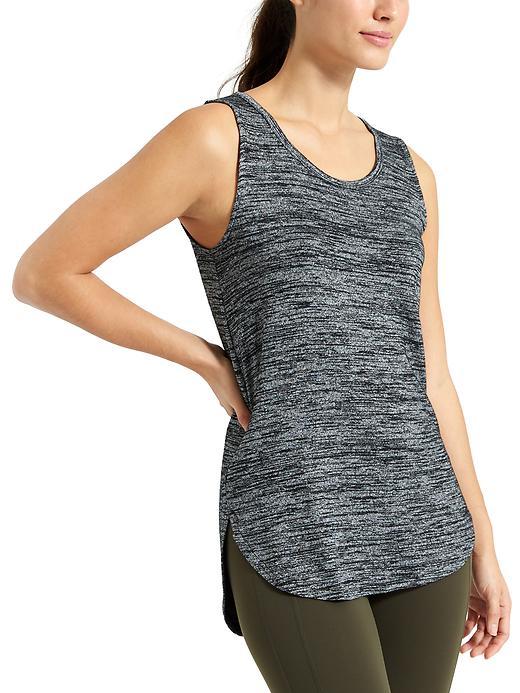 Athleta Womens Pose Tank Size L - Charcoal Heather