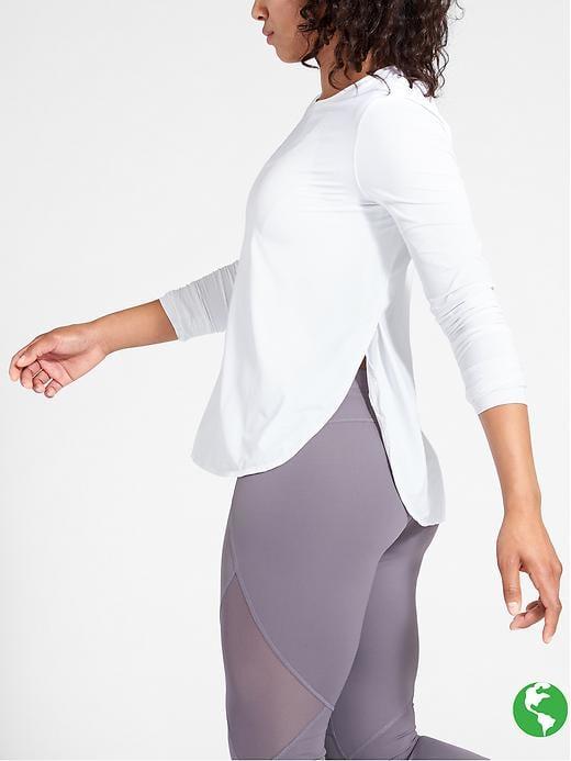 Athleta Womens Sunlover Upf Top Size 1x Plus - Bright White