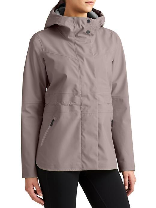 Athleta Womens Lightweight Polartec Neoshell Jacket Size L - Foxtail Taupe