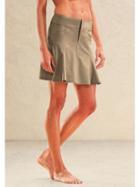 Athleta Womens All Terrain Skirt Size 10 - Khakina