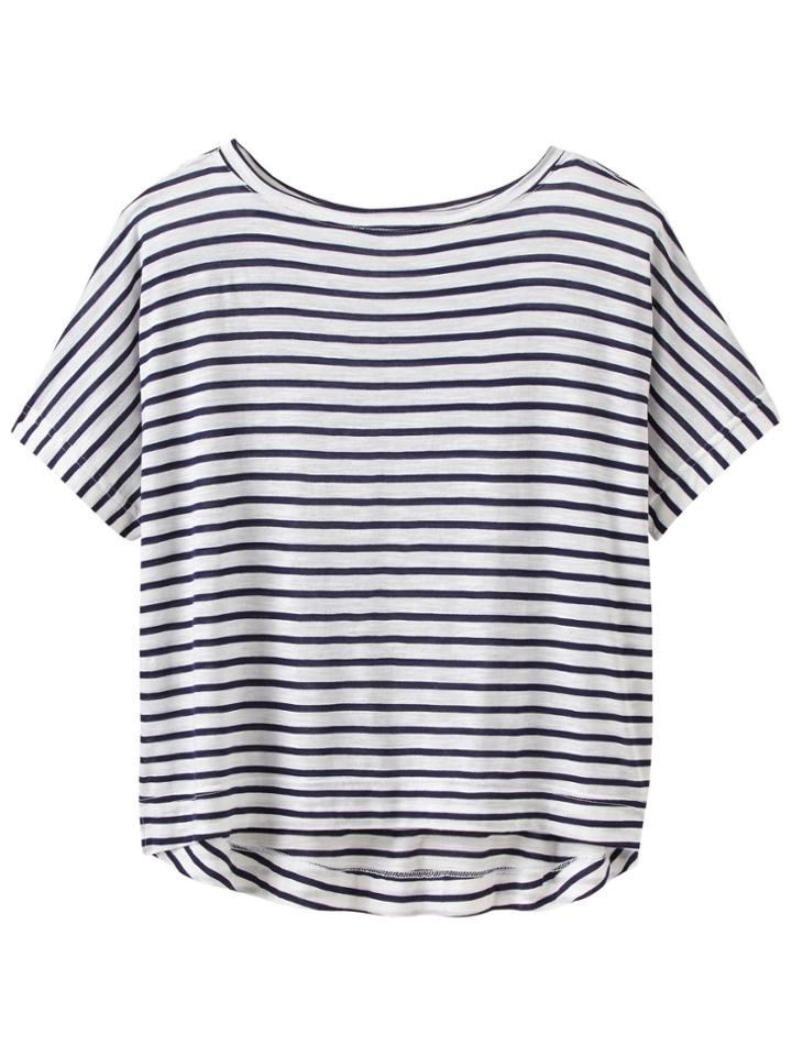 Stripe Crop Tee