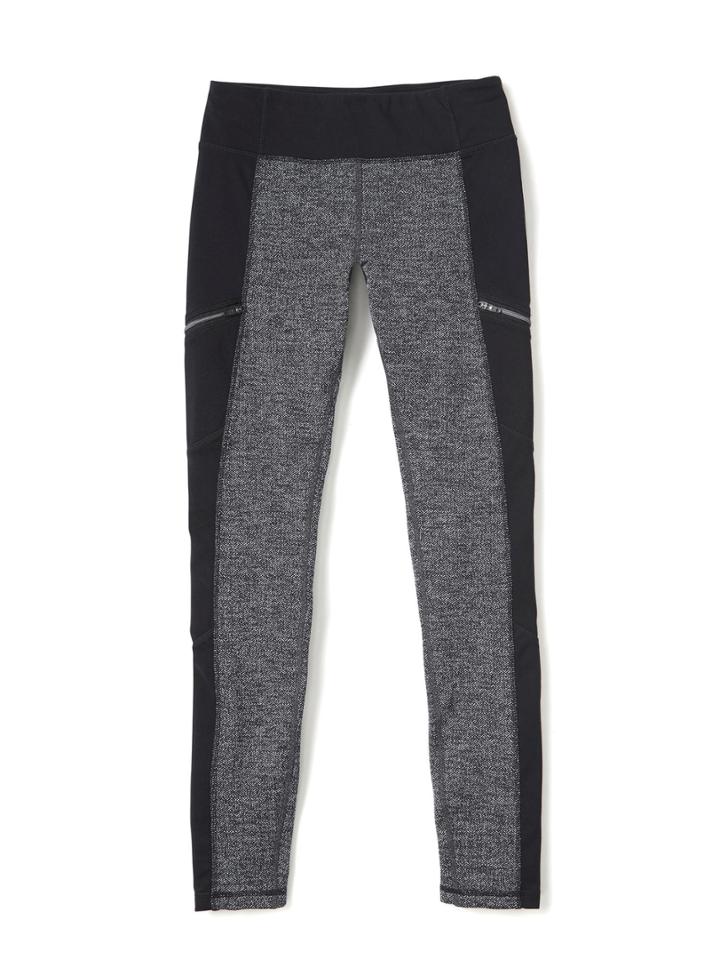 Athleta Girl Herringbone Zip Line Tight