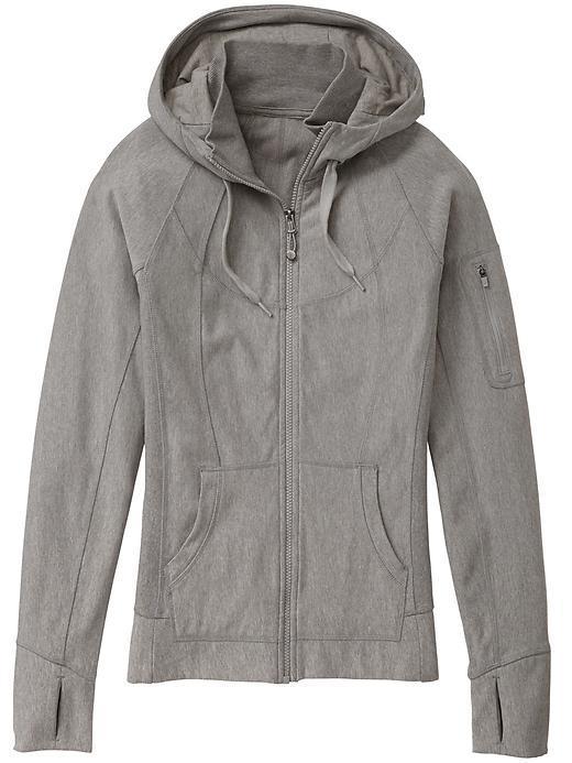 Athleta Womens Lightweight Strength Hoodie Size 2x Plus - Grey Taupe Heather