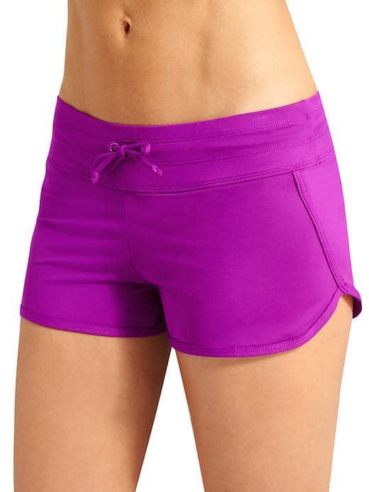 Athleta Womens Kata Swim Short Size L - Dark Razzleberry