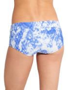 Athleta Womens Grenada Dolphin Short Size L - Blue Tie Dye