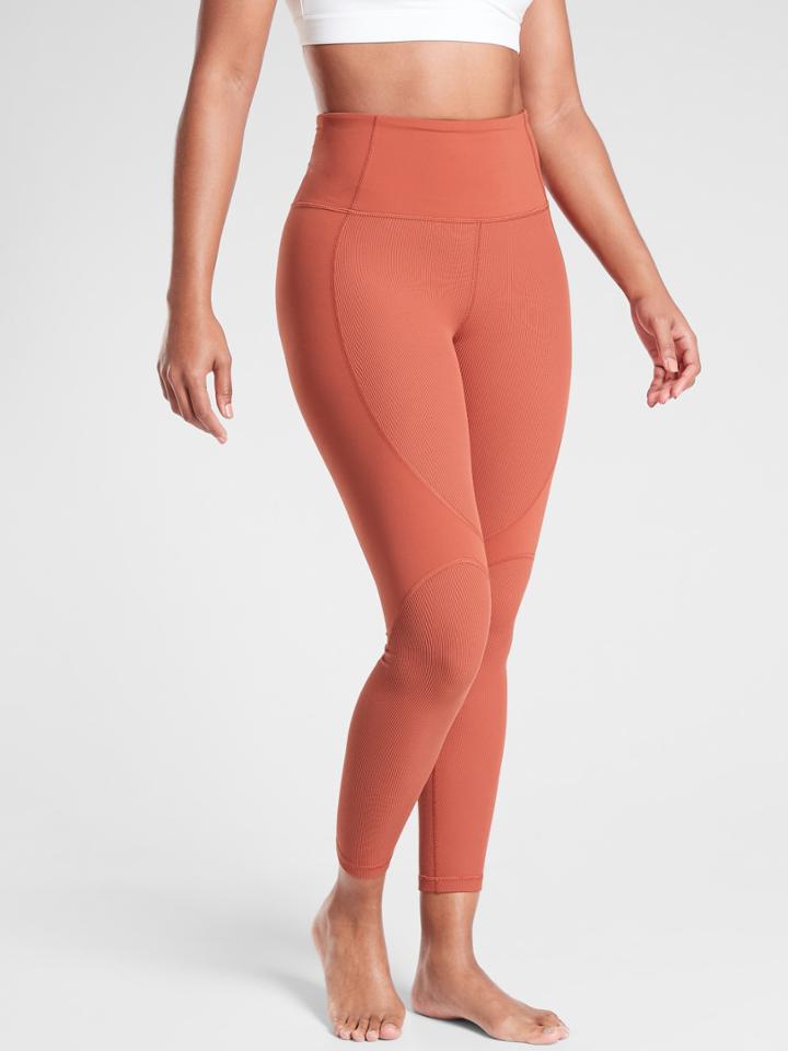 Rise Up Rib 7/8 Leggings In Powervita