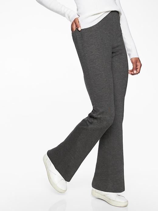 Athleta Womens Siena Wide Leg Pant Charcoal Heather Size 0