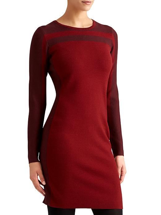 Athleta Womens Boreal Sweater Dress Size L - Chianti Heather