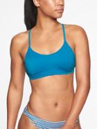 Athleta Womens Summerland Bikini Top Quantum Blue Size 40b/c