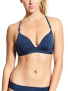 Athleta Womens Aqualuxe Molded Cup Bikini Size L - Prussian Blue