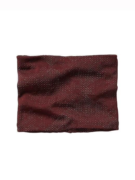 Athleta Womens Reflective Knit Neck Warmer Cassis Size One Size