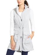 Athleta Womens City Slicker Vest Size L - Silver Shimmer