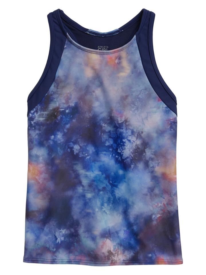 Athleta Girl Multi Tie Dye Tankini Top