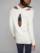 Athleta Womens Coaster Go-to Sweatshirt Light Grey Heather Size 2x