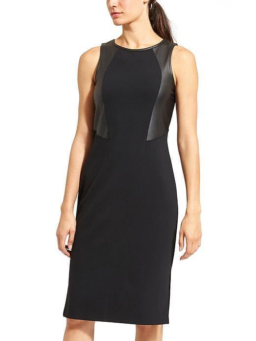 Athleta Womens Ponte Night On The Town Dress Black Size Xs